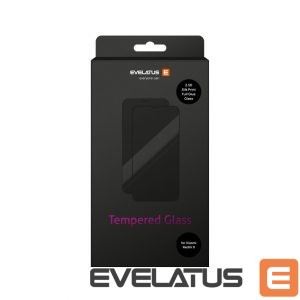 Protective glass Evelatus Xiaomi Redmi 9 2.5D Full Cover Japan Glue Glass Anti-Static 
