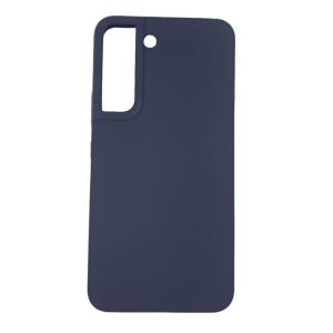 Back panel cover Evelatus Samsung Galaxy S22 Premium Magsafe Soft Touch Silicone Case New Function Navy Blue