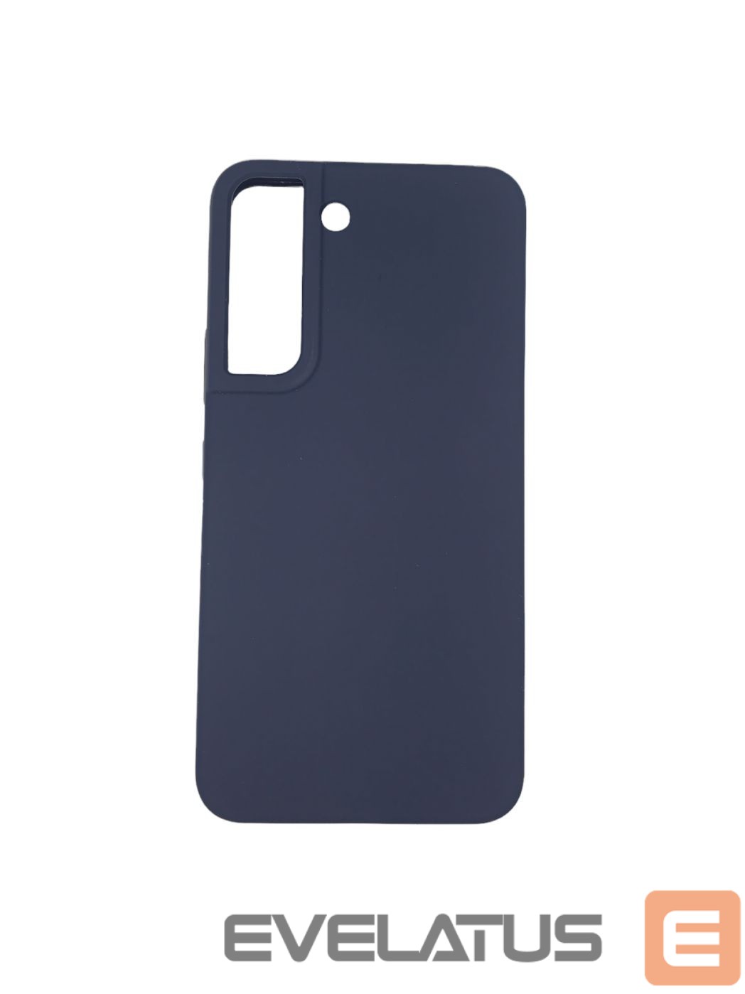 Back panel cover Evelatus Samsung Galaxy S22 Premium Magsafe Soft Touch Silicone Case New Function Navy Blue