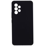 Back panel cover Evelatus Samsung Galaxy A53 5G Premium Soft Touch Silicone Case Black