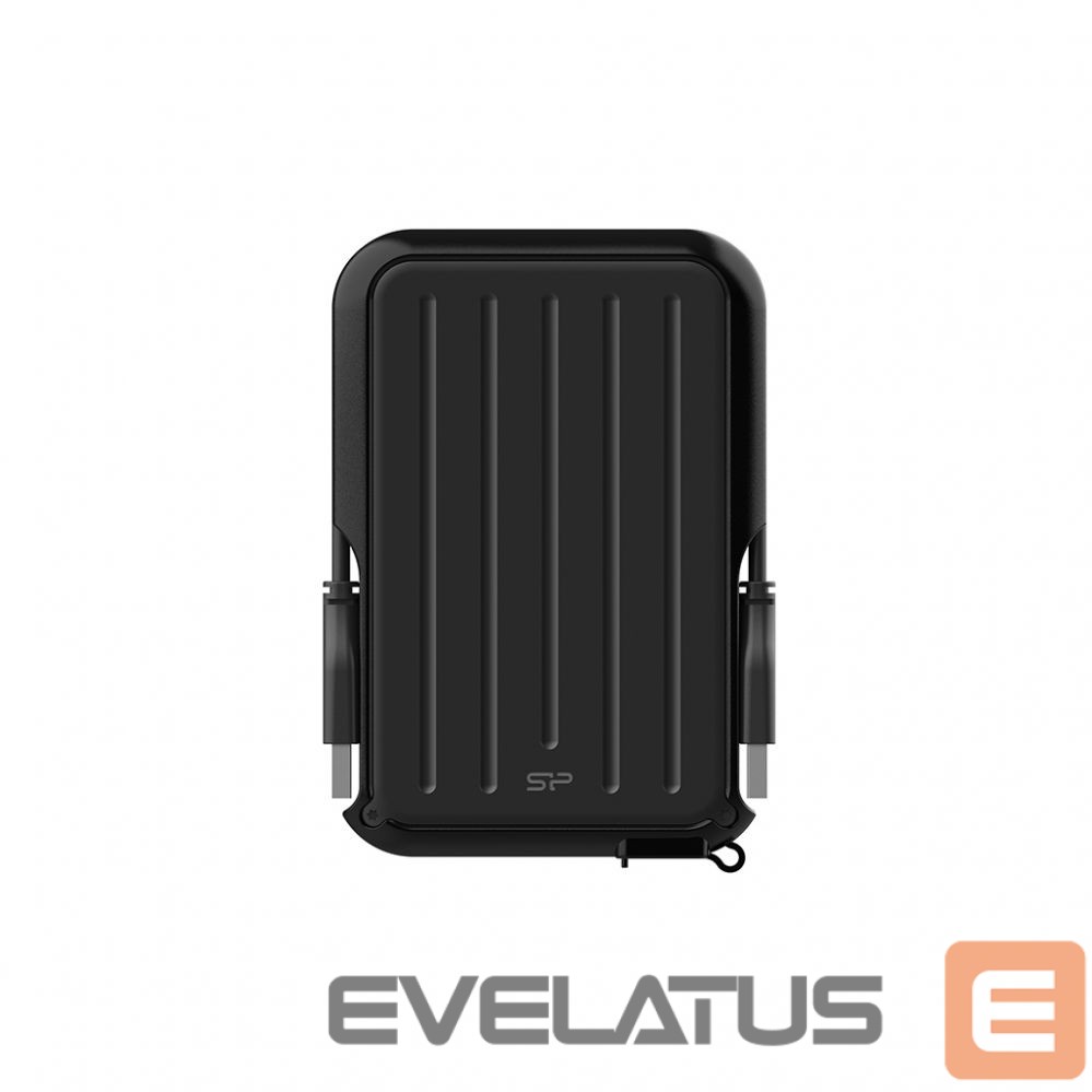 Flash drive Silicon power Portable Hard Drive ARMOR A66 2000 GB, USB 3.2 Gen1, Black
