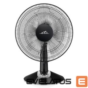 Fan ETA  Zefir 160790010  Table Fan, Number of speeds 3, 45 W, Oscillation, Diameter 30 cm, Black 