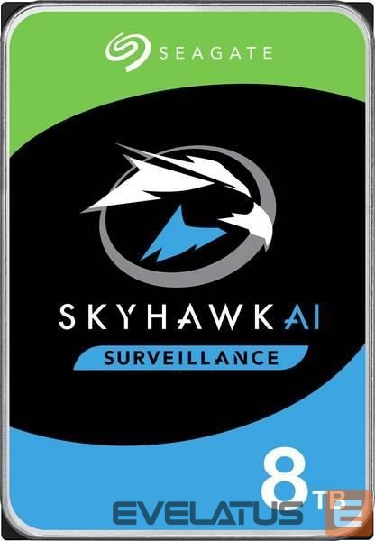 Hard drive HDD SeaGate HDD||SkyHawk|8TB|SATA 3.0|256 MB|7200 rpm|3,5"|ST8000VE001
