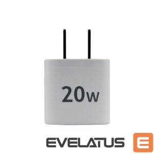 Adapter Evelatus  Evelatus QuickVolt Adapter 20W USA/CN White