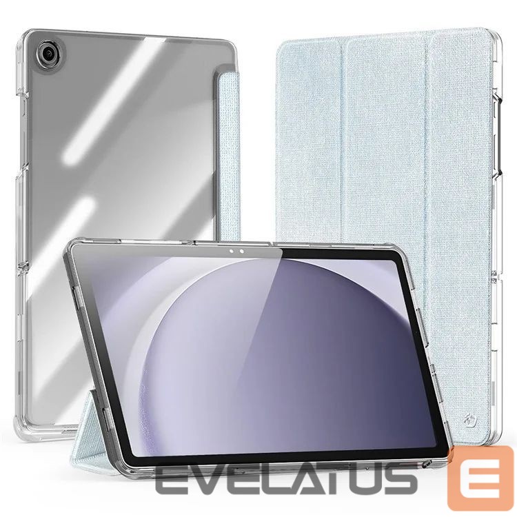 Book case Dux Ducis Samsung Galaxy Tab A9 Plus TPU+PC+Leather Clear Case Light Blue