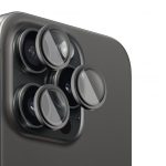 Protective glass Evelatus Apple iPhone 16 Pro / 16 Pro Max Camera Lens Protector Armor Black Titanium