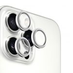 Protective glass Evelatus Apple iPhone 16 Pro / 16 Pro Max Camera Lens Protector Armor White Titanium