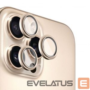 Protective glass Evelatus Apple iPhone 16 Pro / 16 Pro Max Camera Lens Protector Armor Desert Titanium