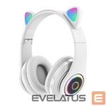 Wireless headphones Bemi  B39 Noise Cancell Kids Cat Bluetooth Wireless Headset FM Radio / MP3 Mico SD and Phone call 