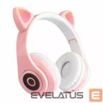 Wireless headphones Bemi  B39 Noise Cancell Kids Cat Bluetooth Wireless Headset FM Radio / MP3 Mico SD and Phone call 