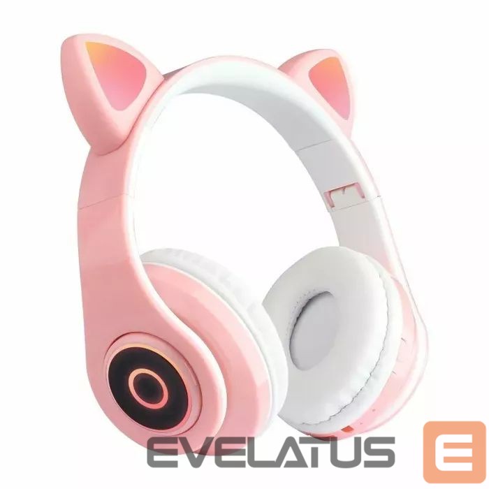 Wireless headphones Bemi B39 Noise Cancell Kids Cat Bluetooth Wireless Headset FM Radio / MP3 Mico SD and Phone call