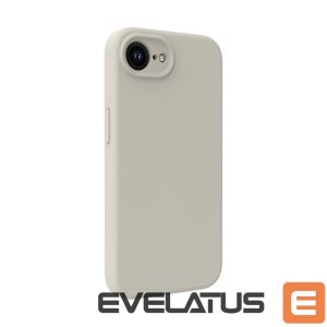 Back panel cover Evelatus Apple iPhone 16e / SE4 Premium Magsafe Soft Touch Silicone Case Pebble