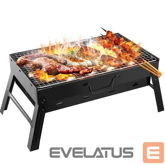 Another product iLike Grillpapa Super Compact Barbeque Foldable Metal Grill 36x29x6.8cm idel for picnic and Camping
