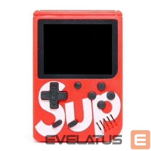 Gaming console GameBox R1 8bit Portable Retro Game console with 400 games 3'' LCD with TV RCA cable Red