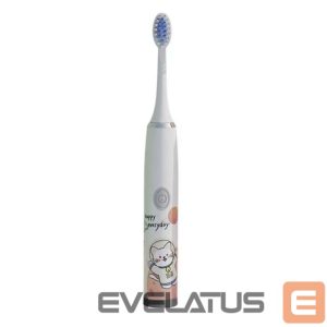 Toothbrush Kiddyz  T1 Electric Sonic Toothbrush Kids 3 to 12 Years USB rechargeable (1 extra head) White