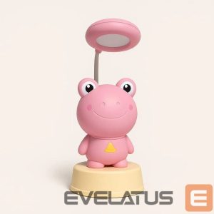 Desc lamp Kiddyz  NL2 Space Froggy Kids Night Light Desk Lamp (20x10cm) with USB Power & pencil sharpener Pink