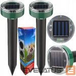 Another product iLike  Gardenera Solar Ultrasonic Mole and Rodent Repeller 22.5x6.3cm Set of 2 pcs for Garden and Lawn 