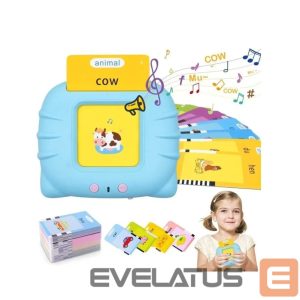 Toys Kiddyz  Speech Learning Toy with Cards 112 pcs English Word Recognition & Pronunciation 