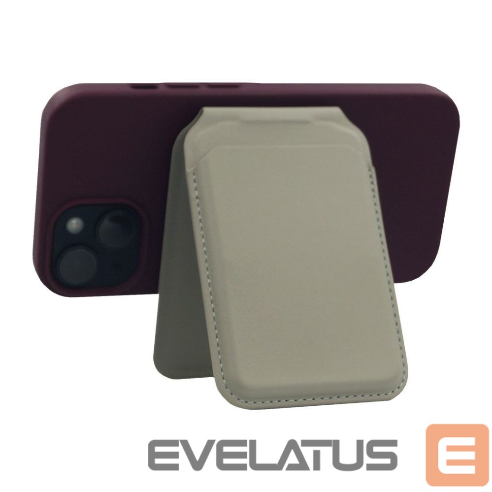 Case universal pocket Evelatus Universal Magnetic Wallet With Stand Silver