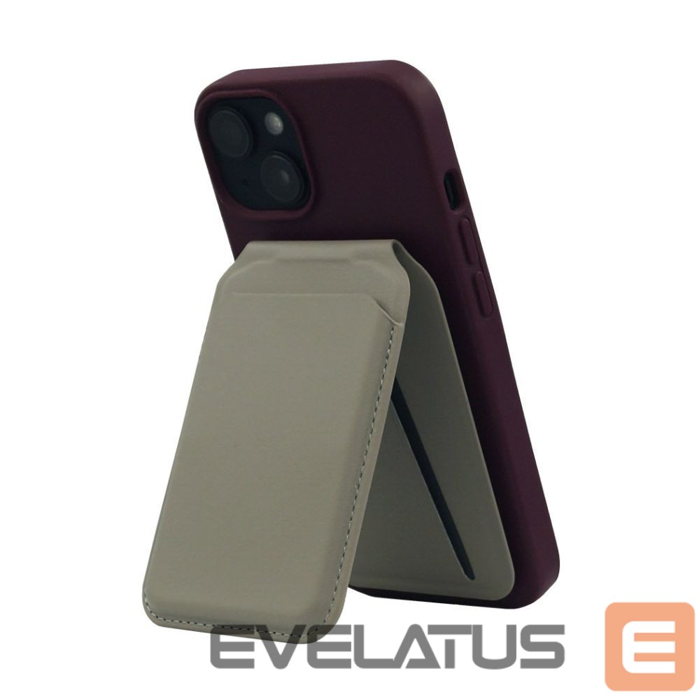 Case universal pocket Evelatus Universal Magnetic Wallet With Stand Silver