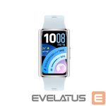 Fitness bracelet Huawei  Band 11 Pro Silver Aluminum Alloy Case with Blue Fluoroelastomer Strap (Candy-B49F) 