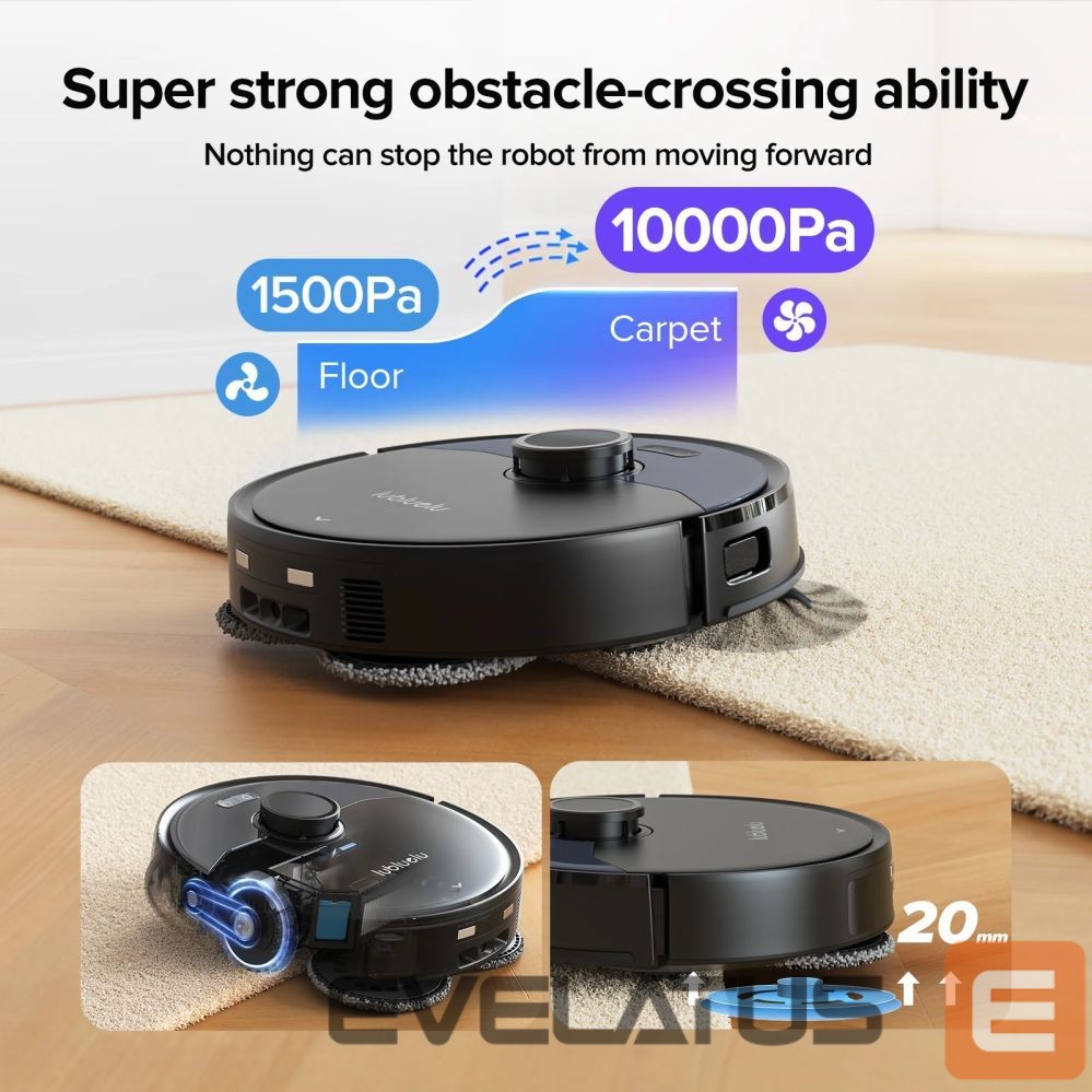 Vacuum cleaner Lubluelu One Robotic Vacuum S1000 Black