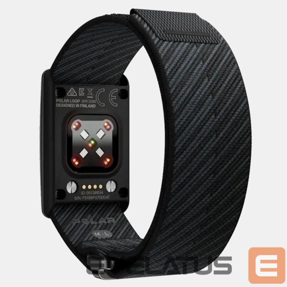 Fitness bracelet Polar LOOP GEN2 BLK/BLK S-L