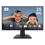 Monitor MSI  LCD Monitor||PRO MP252|24.5"|Panel IPS|1920x1080|16:9|100Hz|Matte|1 ms|Speakers|Tilt|Colour Black|PROMP252 