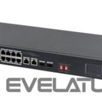 Commutator DAHUA  Switch||S3218-16ET-135|Switch type Unmanaged|Switch layer L2|Rack mounting Yes|Stackable Yes|Form factor 1U|16xRJ-45 ports|RJ-45 Ports Type Gigabit Ethernet (10/100/1000)|2xSFP module slots quantity|Power over Ethernet (PoE) Yes|2xPower over Ethernet (PoE) ports quantity|Total Power over Ethernet (PoE) budget 135 W|S3218-16ET-135 