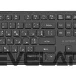 Computer keyboard Gembird  KEYBOARD +MOUSE WRL CYRILLIC/BK KBS-WPS-01-CYRL 