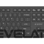 Computer keyboard Gembird  KEYBOARD +MOUSE WRL ENG/BK KBS-WPS-01 