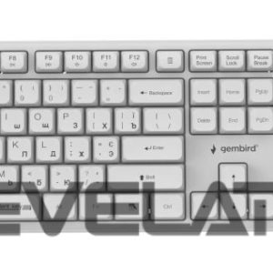 Computer keyboard Gembird  KEYBOARD +MOUSE WRL CYRILLIC/WHT KBS-WMS-01-W-CYRL 