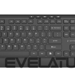 Computer keyboard Gembird  KEYBOARD MULTIMEDIA USB ENG/BLACK KB-MCH-05 