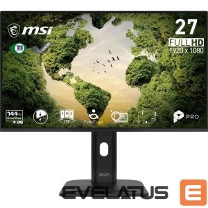 Monitor MSI  LCD Monitor||27 "|1920 x 1080 pixels|Full HD|Native aspect ratio 16:9|LCD|Flat|PROMP275PGNE14 