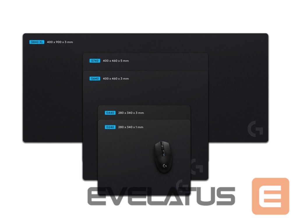 Computer mouse Logitech MOUSE PAD G240/BLACK 943-000785