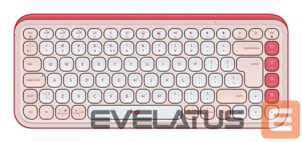 Computer keyboard Logitech KEYBOARD WRL POP ICON KEYS/LIL&OFF WH 920-013073