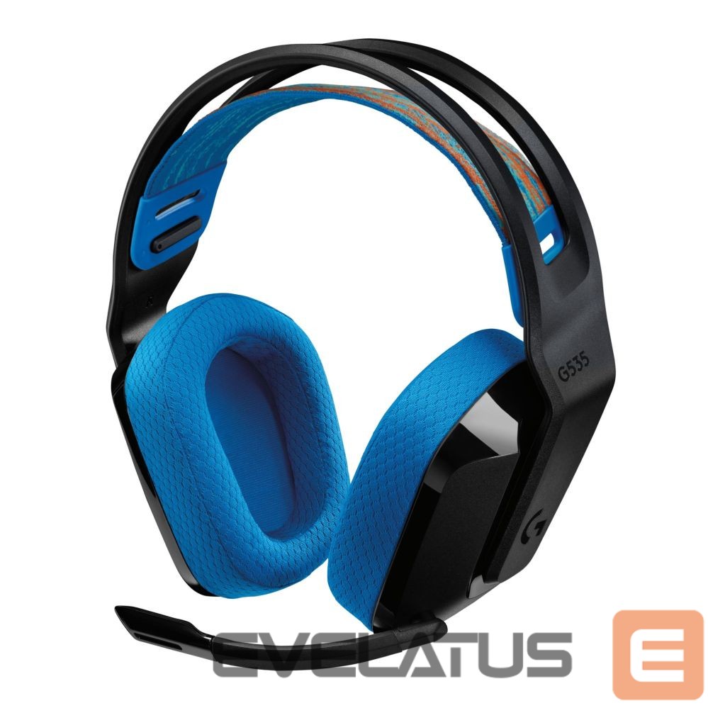 Wired headphones Logitech HEADSET G535 LIGHTSPEED/BLACK/BLUE 939-002219