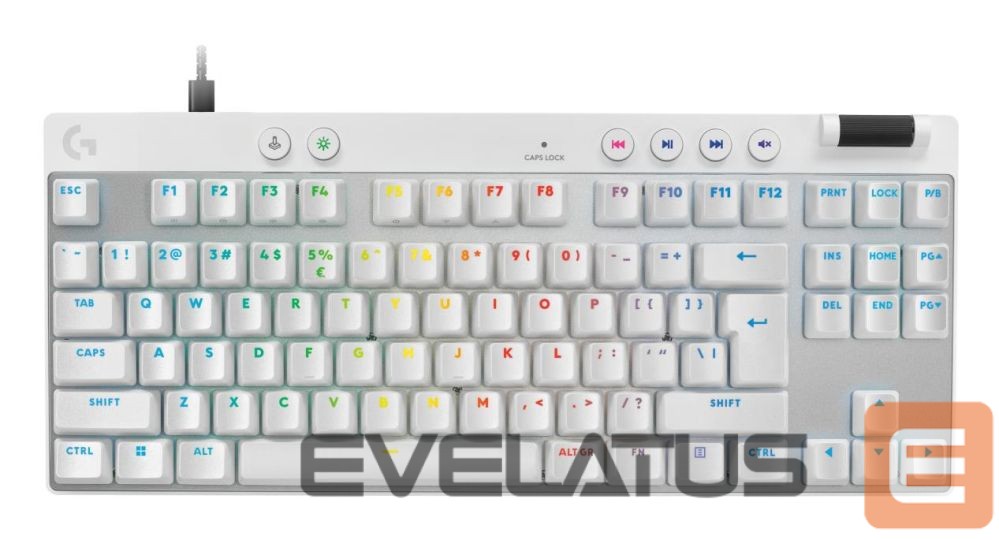 Computer keyboard Logitech KEYBOARD PRO X TKL RAPID/ENG WHITE 920-013242