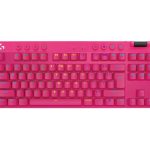 Computer keyboard Logitech  KEYBOARD WRL PRO X TKL/PINK 920-012159 