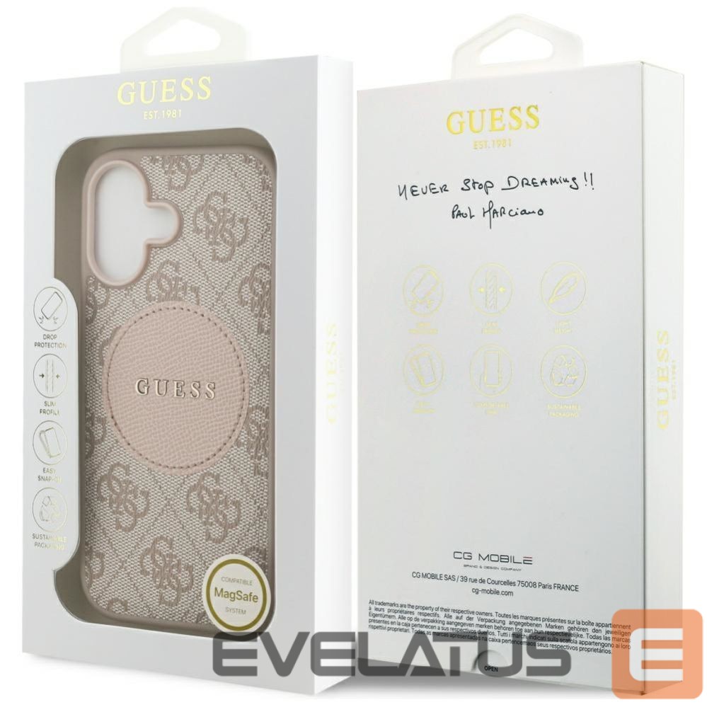 Other goods Guess Guess 4G Circle Classic Logo MagSafe Case for iPhone 17 - Pink