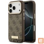Other goods Guess  Guess 4G Logo Plate MagSafe case for iPhone 17 Pro - brown 