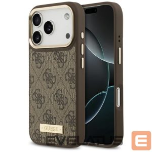 Other goods Guess  Guess 4G Logo Plate MagSafe case for iPhone 17 Pro - brown 