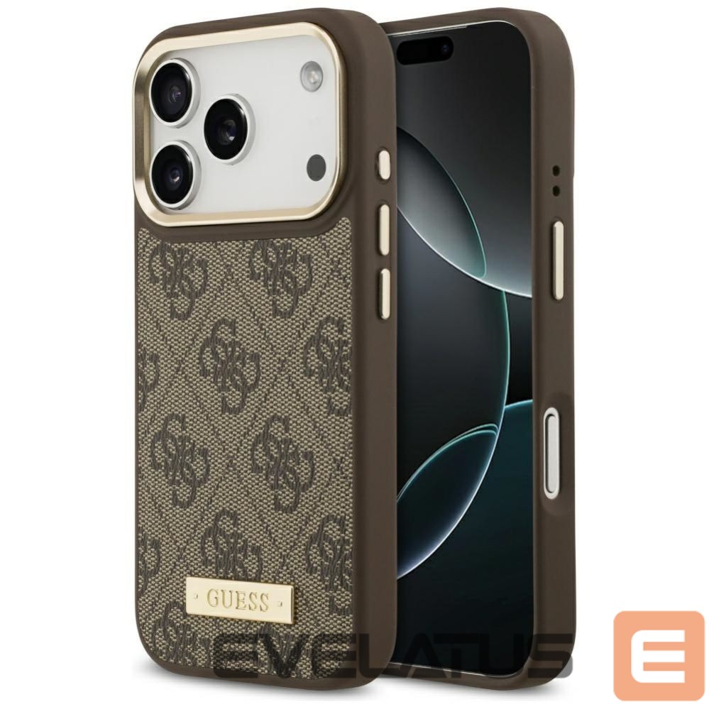 Other goods Guess Guess 4G Logo Plate MagSafe case for iPhone 17 Pro - brown