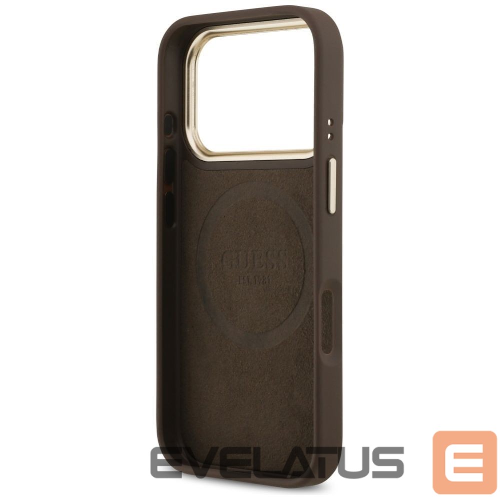 Other goods Guess Guess 4G Logo Plate MagSafe case for iPhone 17 Pro - brown