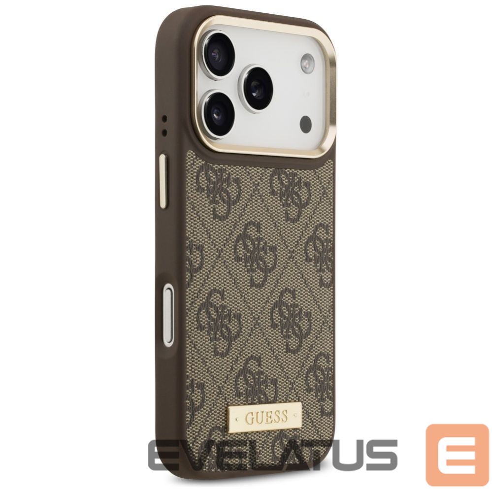Other goods Guess Guess 4G Logo Plate MagSafe case for iPhone 17 Pro - brown