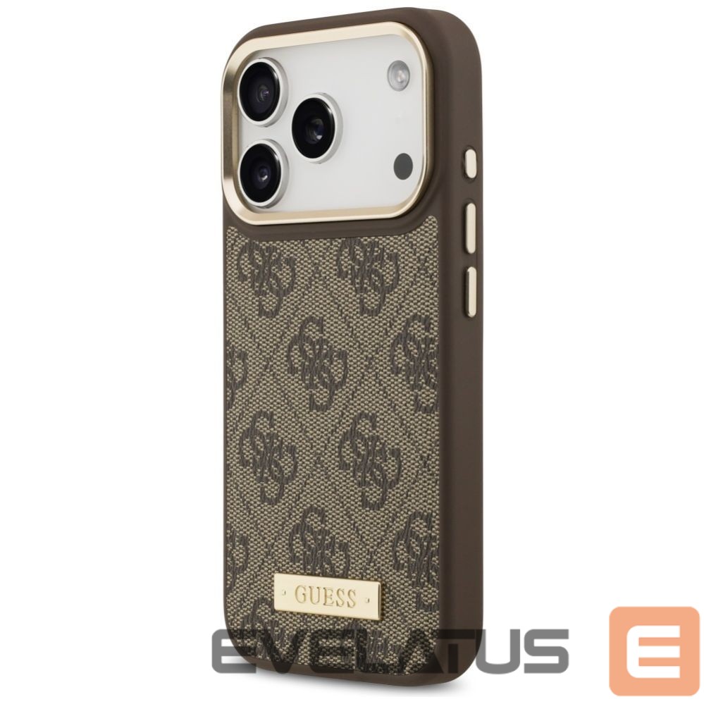 Other goods Guess Guess 4G Logo Plate MagSafe case for iPhone 17 Pro - brown
