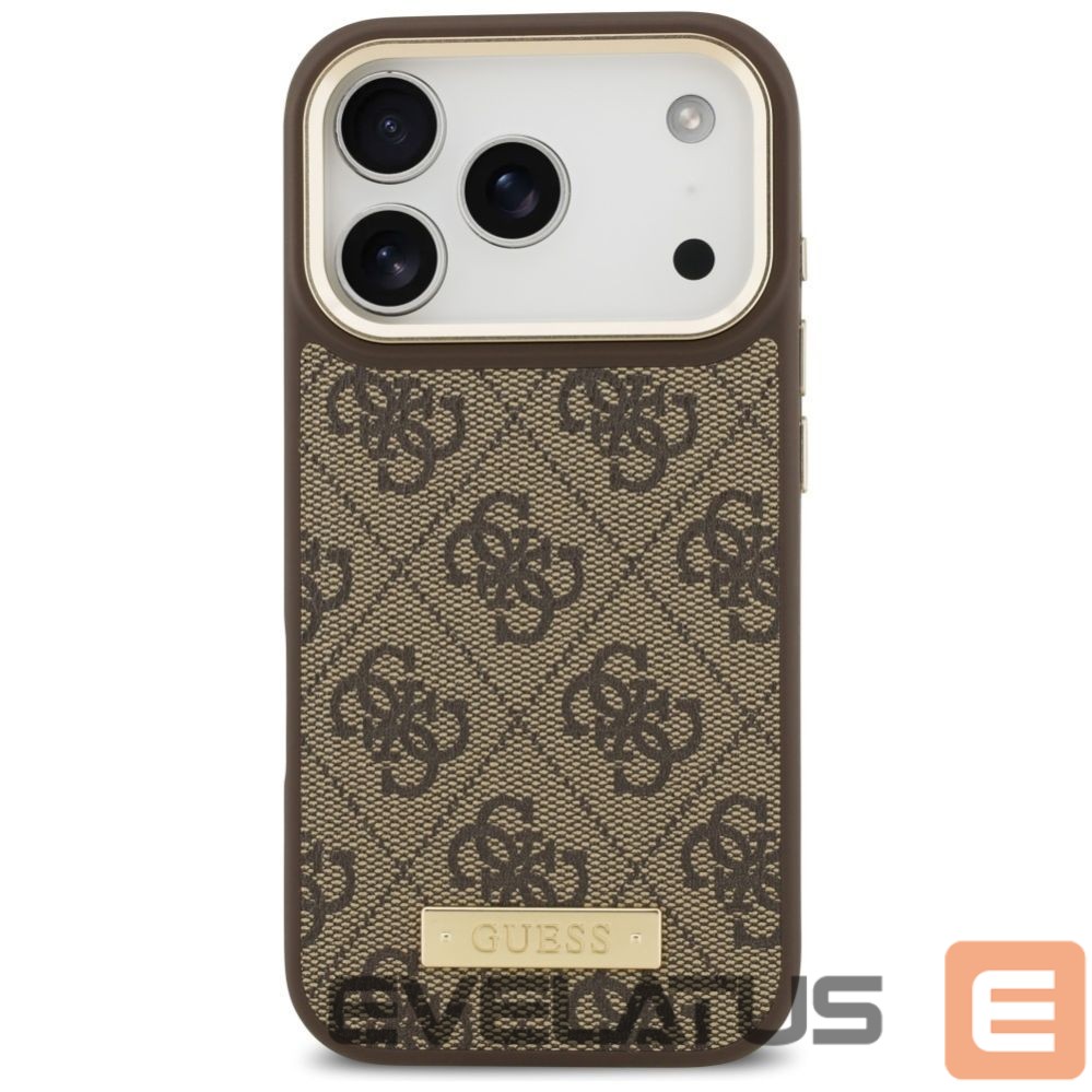 Other goods Guess Guess 4G Logo Plate MagSafe case for iPhone 17 Pro - brown
