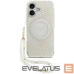 Other goods Guess  Guess IML Flowers Electro Pearl Strap MagSafe case for iPhone 17 - white 