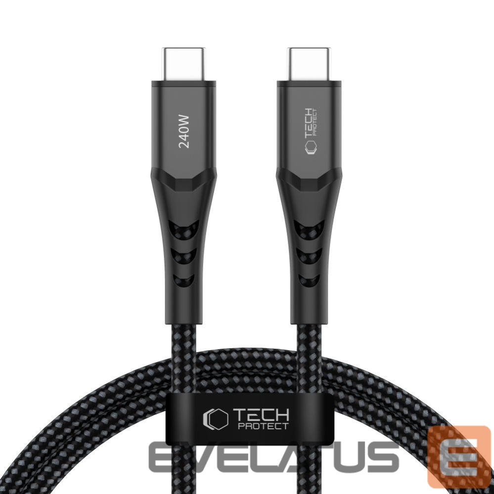 Other goods Tech-Protect Tech-Protect Ultraboost UB11T USB-C / USB-C PD 240W / QC3.0 Cable 100 cm - Black