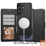 Back panel cover Tech-Protect  Tech-Protect Wallet MagSafe Case for Samsung Galaxy S26 Ultra - Matte Black 